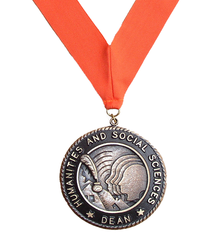 Show-and-Tell-Products-Medals-SHSU-CHSS Deans Medallion with Ribbon-noBG